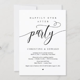 Trouwvlucht, Happily Ever After-feest Kaart