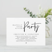 Trouwvlucht, Happily Ever After-feest Kaart (Staand voorkant)