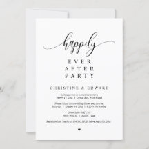 Trouwvlucht, Happily Ever After-feest