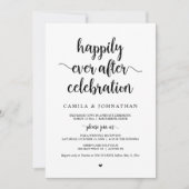 Trouwvlucht, Happily Ever After-feest Kaart (Voorkant)