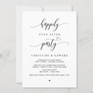 Trouwvlucht, Happily Ever After-feest Kaart