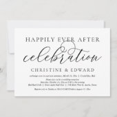 Trouwvlucht, 'Happily Ever After'-feest Kaart (Voorkant)