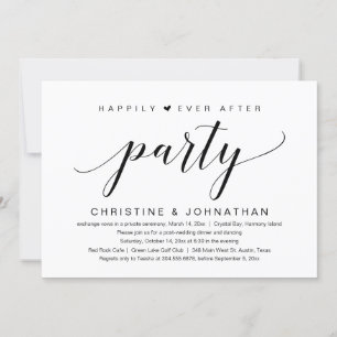 Trouwvlucht, Happily Ever After-feest Kaart