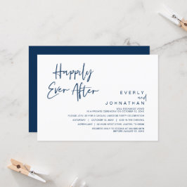 Trouwvlucht, 'Happily Ever After'-feest Kaart