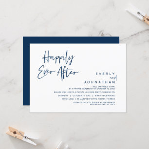 Trouwvlucht, 'Happily Ever After'-feest Kaart