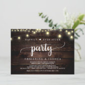 Trouwvlucht, Happily Ever After-feest Kaart (Staand voorkant)