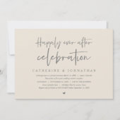 Trouwvlucht, 'Happily Ever After'-viering Kaart (Voorkant)