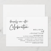 Trouwvlucht, 'Happily Ever After'-viering Kaart (Voorkant / Achterkant)