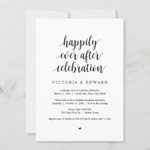 Trouwvlucht, Happily Ever After-viering Kaart