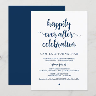 Trouwvlucht, 'Happily Ever After'-viering  Kaart