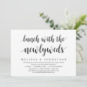 Trouwvlucht, Lunch met de pasgetrouwden Kaart (Staand voorkant)