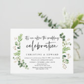 Trouwvlucht, Na de bruiloftsfeest Kaart (Staand voorkant)