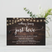 Trouwvlucht, Niets gewoons, gewoon liefde Kaart (Staand voorkant)