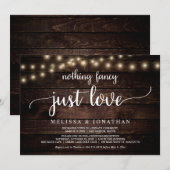 Trouwvlucht, Niets gewoons, gewoon liefde Kaart (Voorkant / Achterkant)