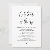 Trouwvlucht, Vier het met ons, Romantisch  Kaart (Voorkant)