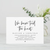 Trouwvlucht, We zijn getrouwd Kaart (Staand voorkant)