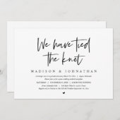 Trouwvlucht, We zijn getrouwd Kaart (Voorkant / Achterkant)