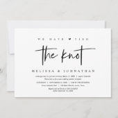 Trouwvlucht, we zijn getrouwd kaart (Voorkant)