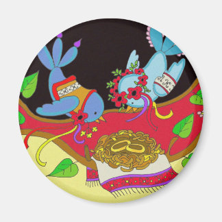 Trouwvogels Oekraïense volkskunst Magneet