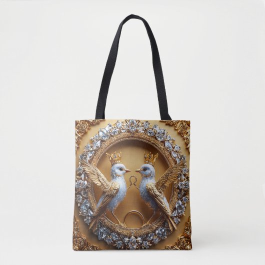 Trouwvogels Tote Bag (Voorkant)