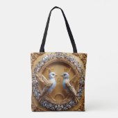 Trouwvogels Tote Bag (Achterkant)