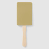 Trouwvolgorde van Gebeurtenissen Tijdlijn Goud Fol Handwaaier (Achterkant)