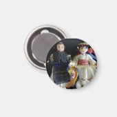 Trouwvoorkeur Roemeense nationale kostuummagneet Magneet (Voorkant / Achterkant)