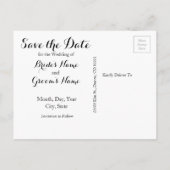 Trouwvoorstel voor kikkers aankondigingskaart (Achterkant)