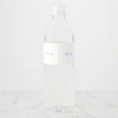 Trouwwaterflessticker WW-006v2 Waterfles Etiket (Achterkant)