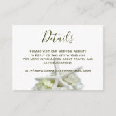 Trouwwebsite-details Tuin aan Zee Wit Informatiekaartje (Voorkant)