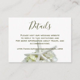 Trouwwebsite-details Tuin aan Zee Wit Informatiekaartje