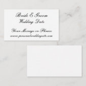 Trouwwebsite Invoegen Kaart voor Uitnodigingen (Voorkant / Achterkant)