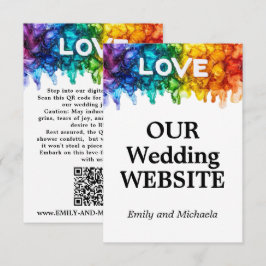 🌈 Trouwwebsite LGBTQ geschilderd met liefde Informatiekaartje