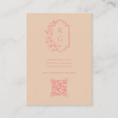 Trouwwebsite | QR-code scan foto Informatiekaartje (Voorkant)