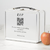 Trouwwebsite RSVP QR-code naam tekst toevoegen (In situ)