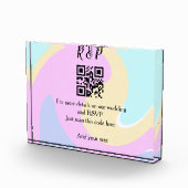 Trouwwebsite RSVP QR-code voeg naamtekst toe Fotoblokken (Rechts)