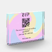 Trouwwebsite RSVP QR-code voeg naamtekst toe Fotoblokken (Links)
