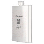 Trouwwebsite scan QR-code voor details sinaasappel Flacon (Links)