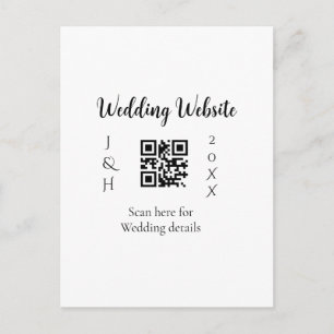 TROUWWEBSITE SCAN QR KOPPELNAAM JAAR EENVOUDIG MI BRIEFKAART