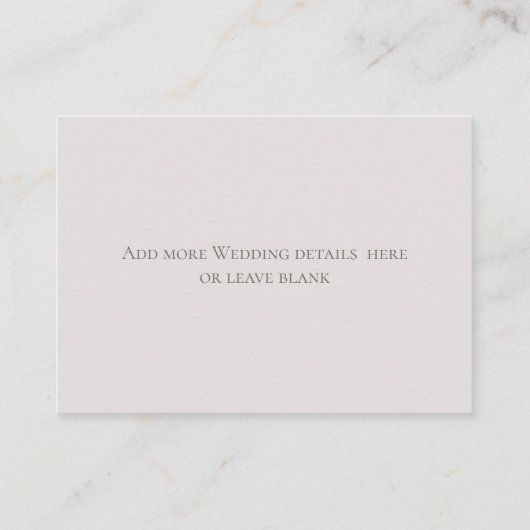 Trouwwebsite  | Silver Sage Eucalyptus Visitekaartje (Achterkant)