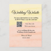 Trouwwebsite voeg QR-code scan toe voeg naam datum Briefkaart (Voorkant)