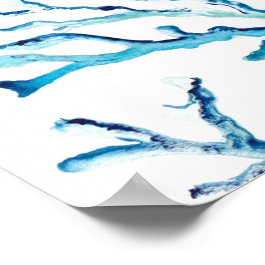 Trouwweekend op het Strand Welkomstbord Zeester Poster (Hoek)