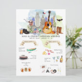 Trouwweekend Reisplan | Austin, Texas Kaart (Staand voorkant)