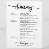 Trouwweekend Welkom Route Simple Chic (Achterkant)