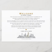 Trouwweekend Welkomstkaart Route - voor SHARON (Voorkant)