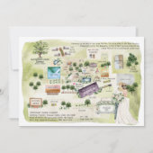 Trouwweekendroute | Gathering Oaks Waco Kaart (Achterkant)