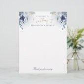 trouwwelkomstbriefje (Staand voorkant)