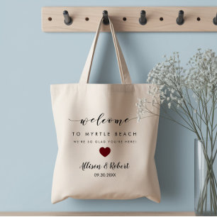 Trouwwelkomsttas voor hotelbestemming Bourgondië Tote Bag