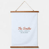 trouwwelkomstteken hangend wandkleed (Voorkant)