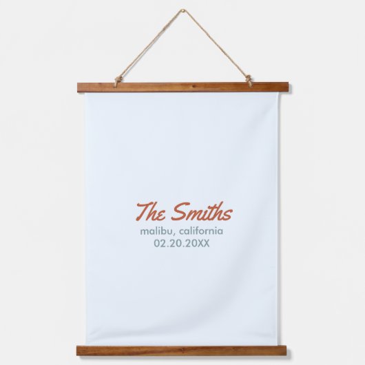 trouwwelkomstteken hangend wandkleed (Voorkant)